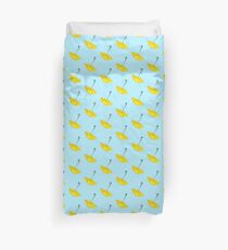 The Yellow Umbrella Duvet Cover