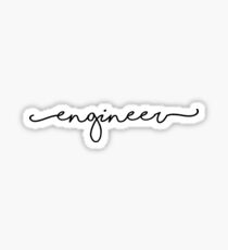 Ingenieur-Aufkleber Sticker