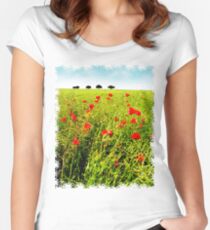 HORIZON Women's Fitted Scoop T-Shirt