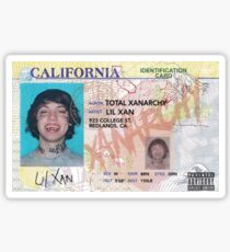 lil xan Sticker