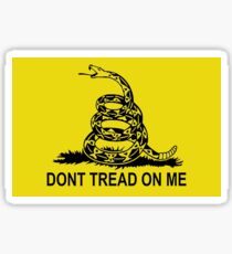 Don't Tread On Me Gadsden Flag Sticker, Shirt, Skin, Case, 2nd, Amendment Sticker