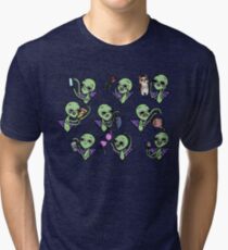 Emerging from the Cosmos to Steal your Things Tri-blend T-Shirt