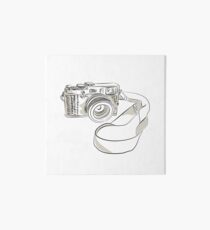 35mm SLR Film Camera Drawing Art Board