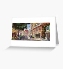 Germany Baden-Baden Lange Str Greeting Card