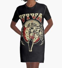 Elvis T-shirt | Viva Las Vegas Graphic T-Shirt Dress