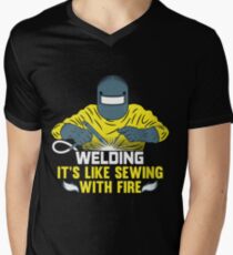 Welding - Welder welder welding welder Men's V-Neck T-Shirt