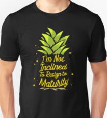 Ich bin nicht geneigt, zum Reife-T-Shirt zurückzugehen Slim Fit T-Shirt