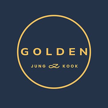 Jungkook Golden album circle logo, Jungkook Seven, BTS Jungkook 