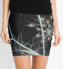 Night Whispers. Dark Floral Mini Skirt