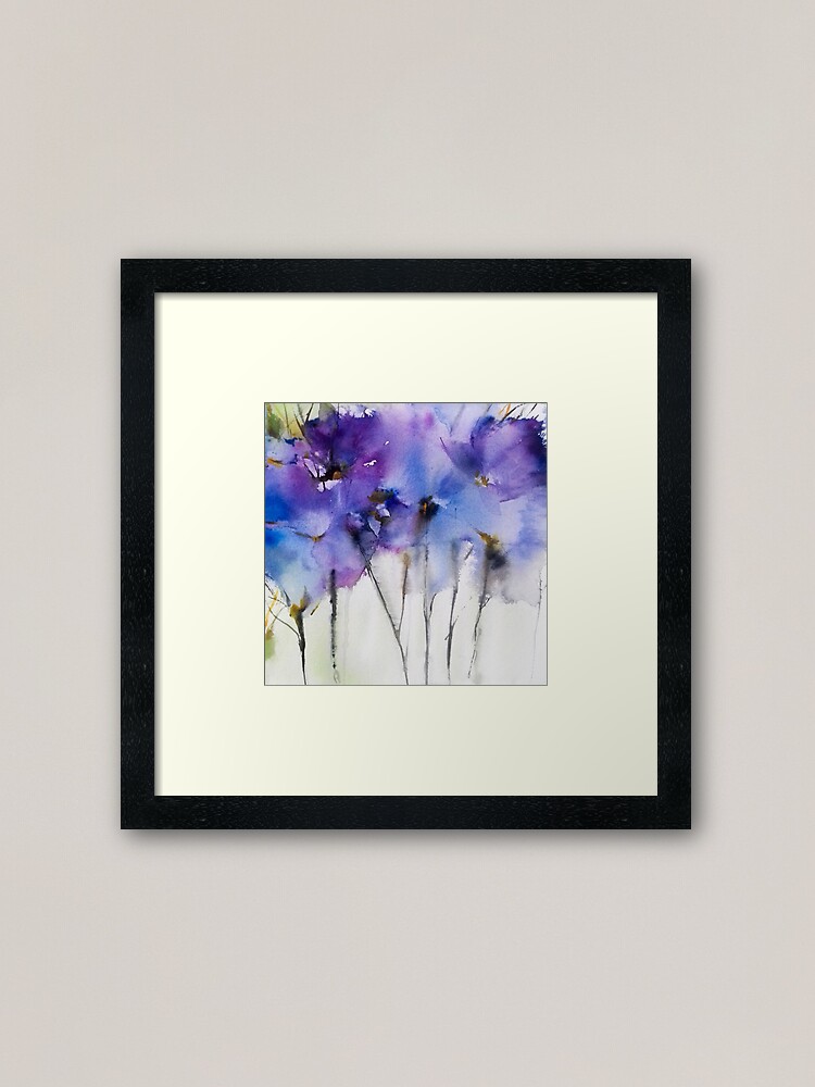 Alternate view of Blue Framed Art Print