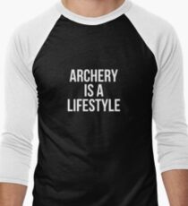 Archery Is A Lifestyle T-Shirt Men's Baseball ¾ T-Shirt