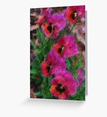 Pansy Fancy Painting Greeting Card