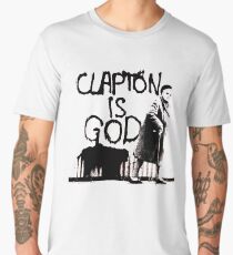 Clapton T-shirt | Clapton is God Men's Premium T-Shirt