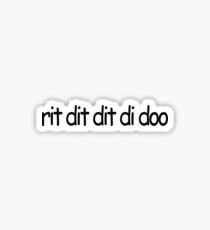 Andy Bernard The Office Rit Dit Dit Di Doo Sticker