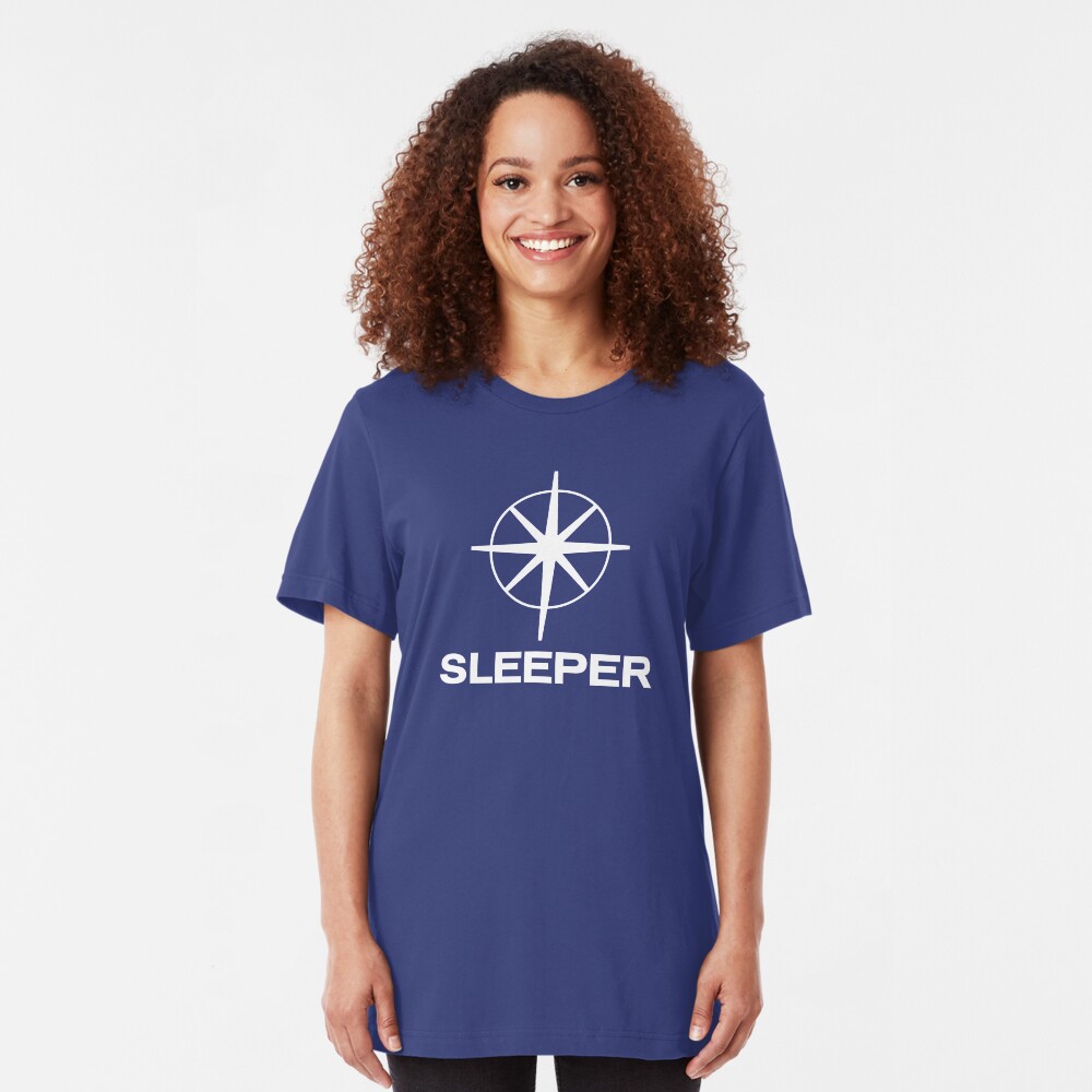 Sleeper (the band) Southern TV pastiche logo Slim Fit T-Shirt