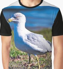 Seagull Portrait Graphic T-Shirt