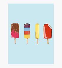 Little Ice Lollies Photographic Print