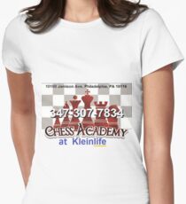 Chess Academy, Poster Women's Fitted T-Shirt