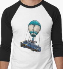Fortnite Bus Drawing, Colored version Men's Baseball ¾ T-Shirt
