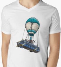 Fortnite Bus Drawing, Colored version Men's V-Neck T-Shirt