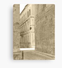 Mdina Streets Canvas Print