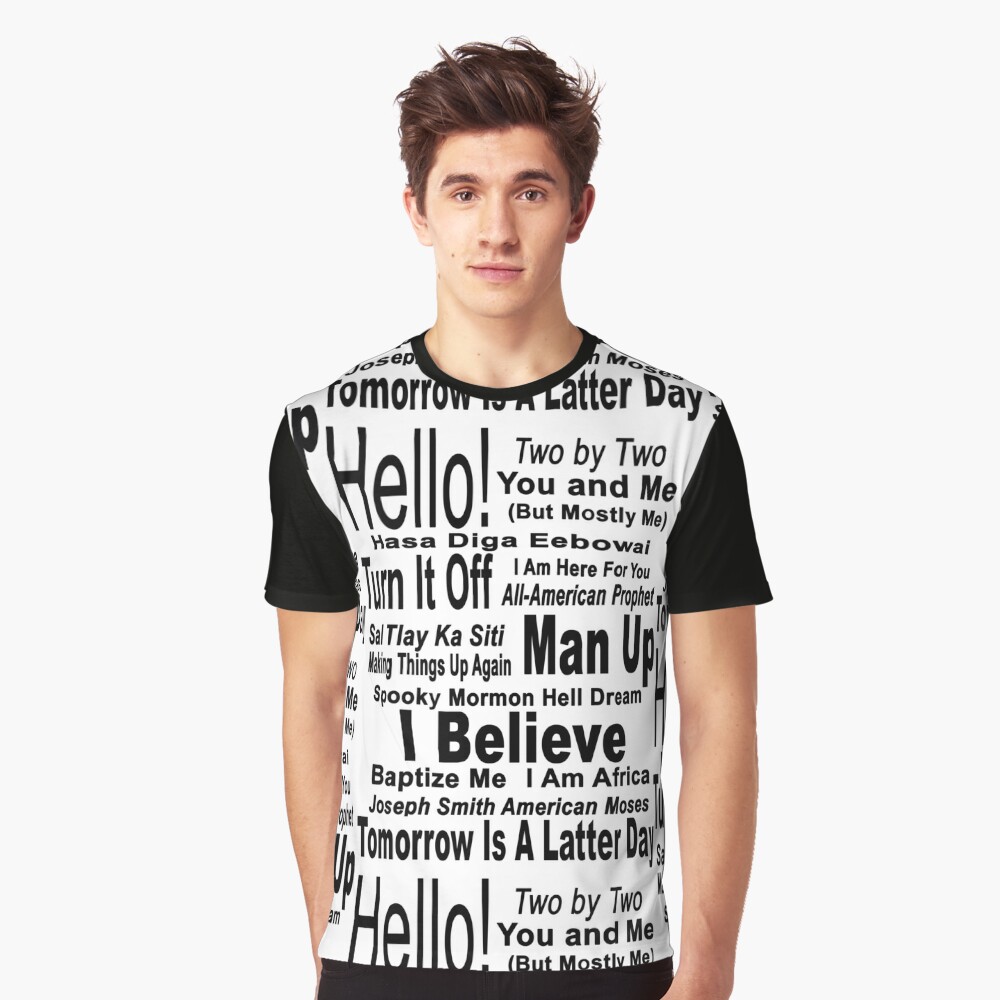 book of mormon t shirt