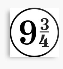 Platform Nine Three Quarters 9 3 4 Metal Print