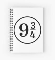 Platform Nine Three Quarters 9 3 4 Spiral Notebook