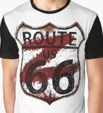ROUTE 66 Z Grafik T-Shirt
