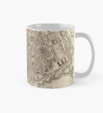 Vintage Map of Antwerp Belgium (1845) Mug