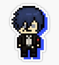 Makoto Yuki (Protagonist) - Pixel Art Sticker