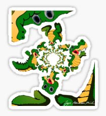 Kroko 3 Sticker