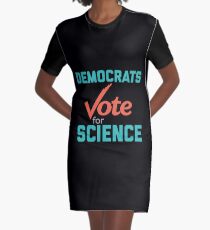 DEMOKRATEN March for Science & Vote for Science T-Shirt Kleid