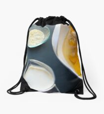 Quiche Ingredients Drawstring Bag
