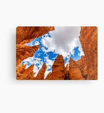 Hoodoos from bottom Metal Print
