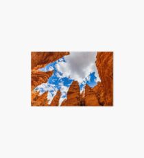 Hoodoos from bottom Art Board