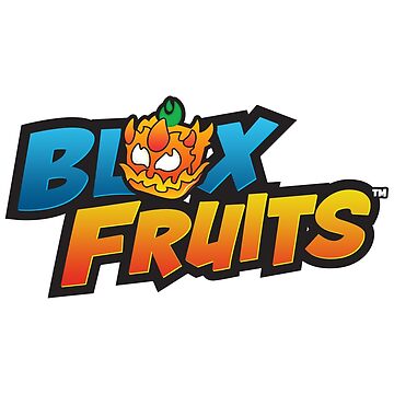 blox fruits merch blox fruits logo | Sticker