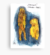 Lion-man of Hohlenstein-Stadel Canvas Print