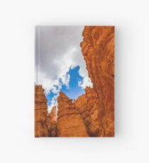 Hoodoos from bottom Hardcover Journal