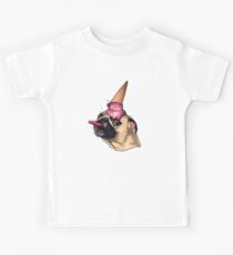 Icecream Pug Kids Tee