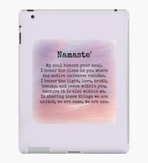Namaste iPad Case/Skin