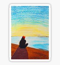 Beach Sunset Sticker