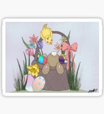 Easter Bunny Mischief Sticker
