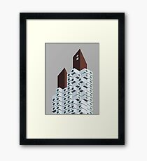 8 Chome-16-10 Ginza Nakagin Clean Framed Print