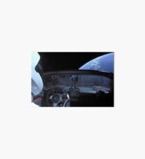 SpaceX Starman - DON'T PANIC! Art Board