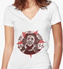 Suicideboys Exclusive Art FTP Women's Fitted V-Neck T-Shirt