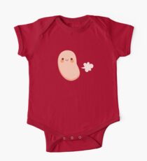 Baked beans farting Short Sleeve Baby One-Piece