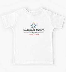 March for Science Launceston logo – dark Kids Tee
