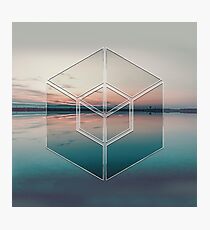 Tranquil Landscape Geometry Photographic Print