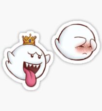 Boo! Mirrored Sticker